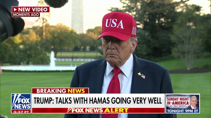 President Trump: 'We had some very good meetings' about Hamas hostage release deal