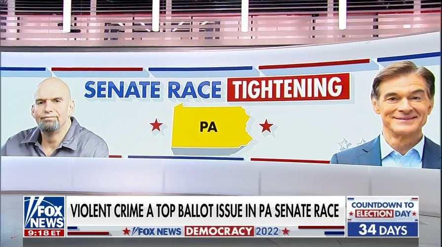 Dr. Oz calls out John Fetterman's record on crime
