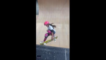 Teenager makes history at skateboarding competition: See her incredible skill