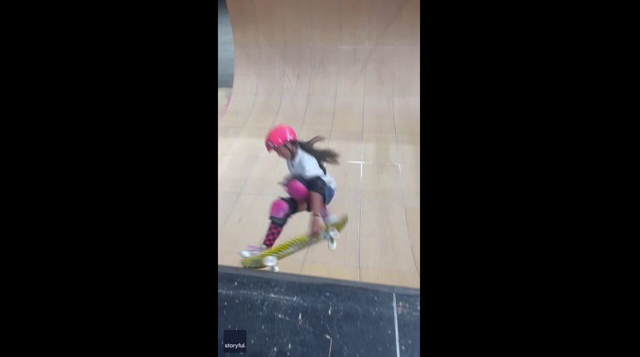 Teenager makes history at skateboarding competition: See her incredible skill