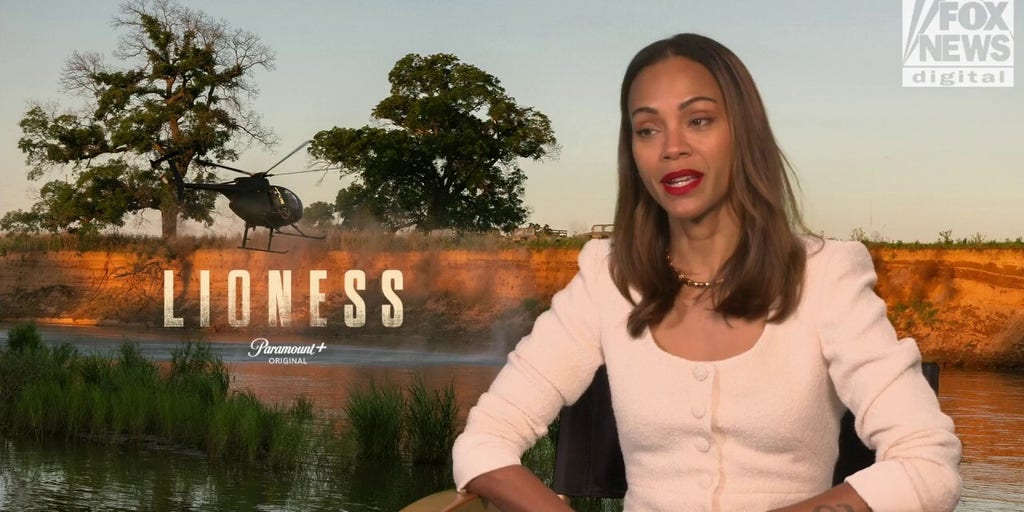 Zoe Saldana was 'deeply surprised' to star alongside Nicole Kidman and Morgan Freeman in 'Lioness'
