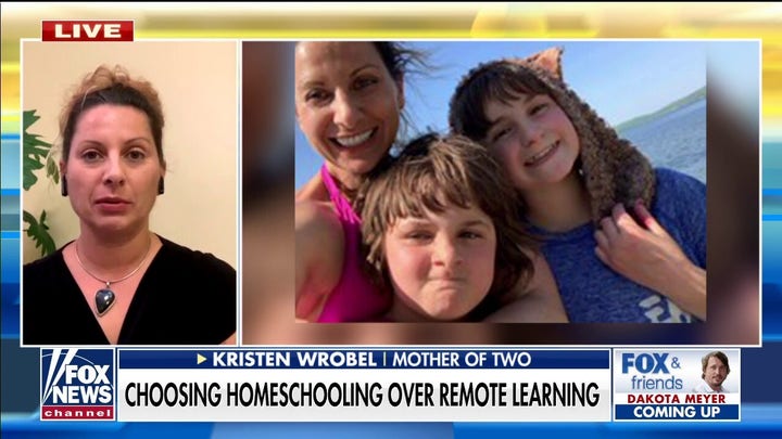 Vermont mom homeschools children in response to remote learning