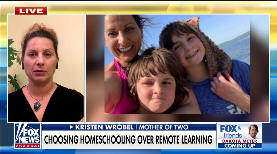 Vermont mom homeschools children in response to remote learning