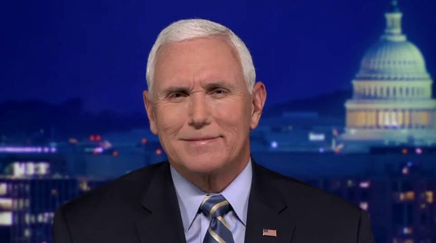 Mike Pence discusses his successor, Kamala Harris, and his relationship with Trump