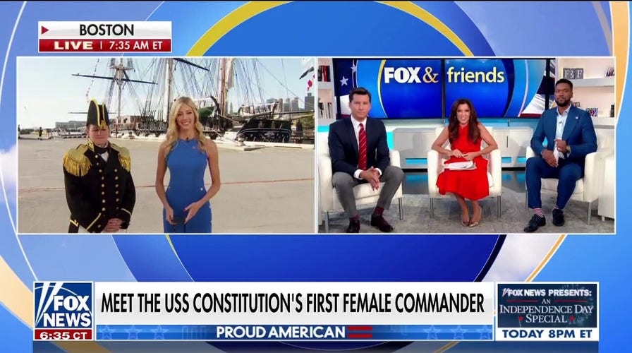 on tMeeting the first female commander of the USS Constitution