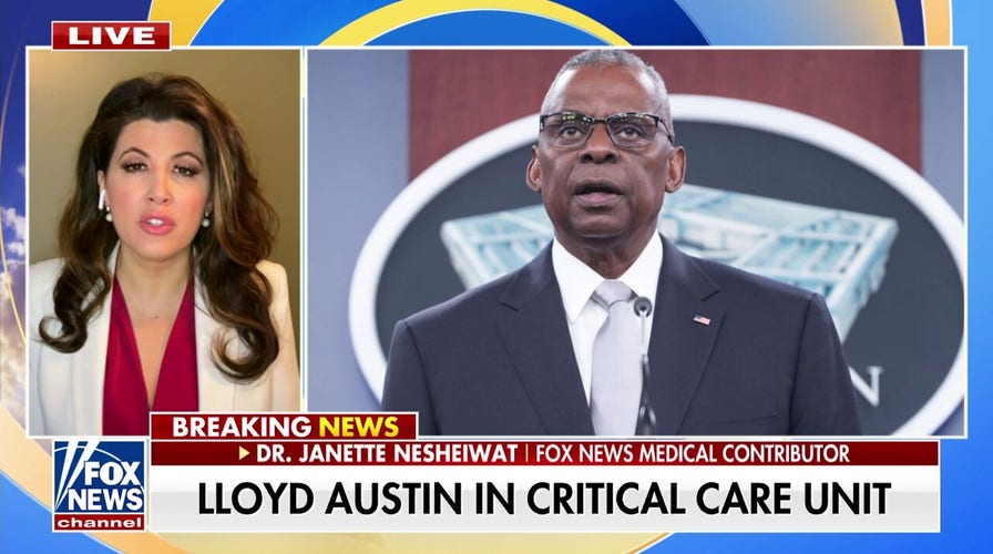 Secretary  Austin admitted to critical care unit for bladder concern