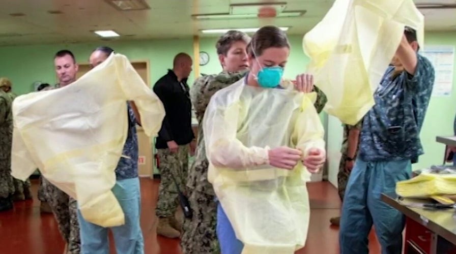 USNS Mercy treats first patients in Los Angeles