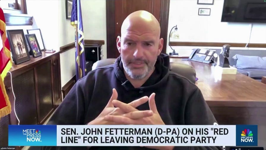 John Fetterman insists he's 'not going to be a Republican'