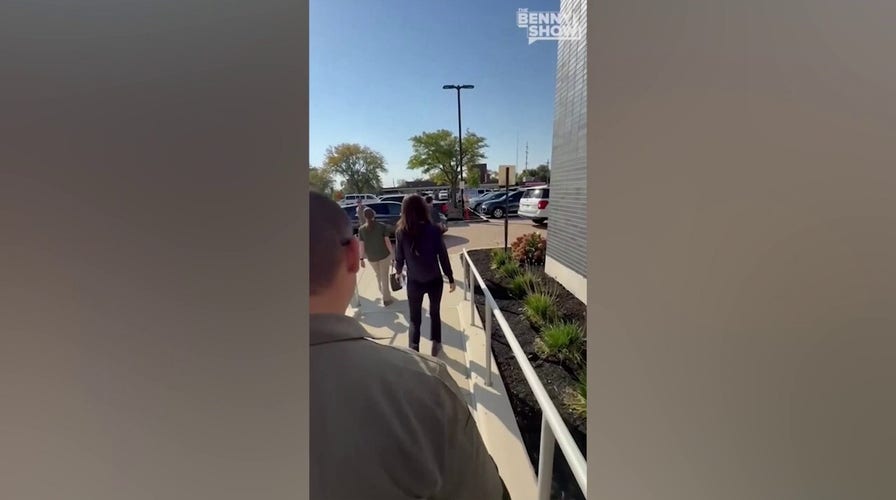DHS Secretary Kristi Noem "blocked" from using bathroom at Illinois village hall