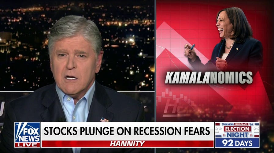 Sean Hannity: All the money Americans lost today was caused by 'Bidenomics'