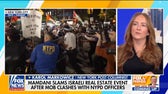 Anti-Israel mob clashes with NYPD outside synagogue