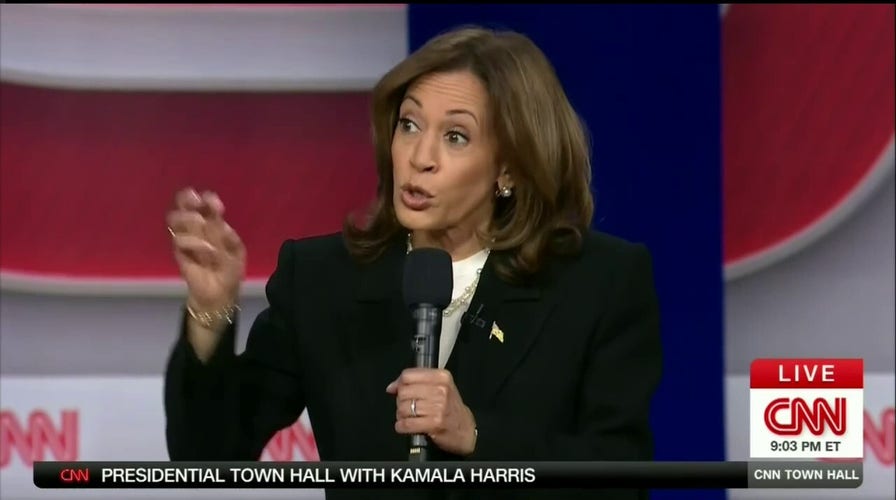  Harris doubles down on 'fascist' comments at start of CNN town hall: 'unstable'