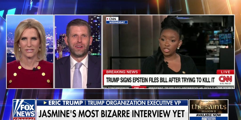 Eric Trump calls Jasmine Crockett’s CNN interview ‘foolish and silly’