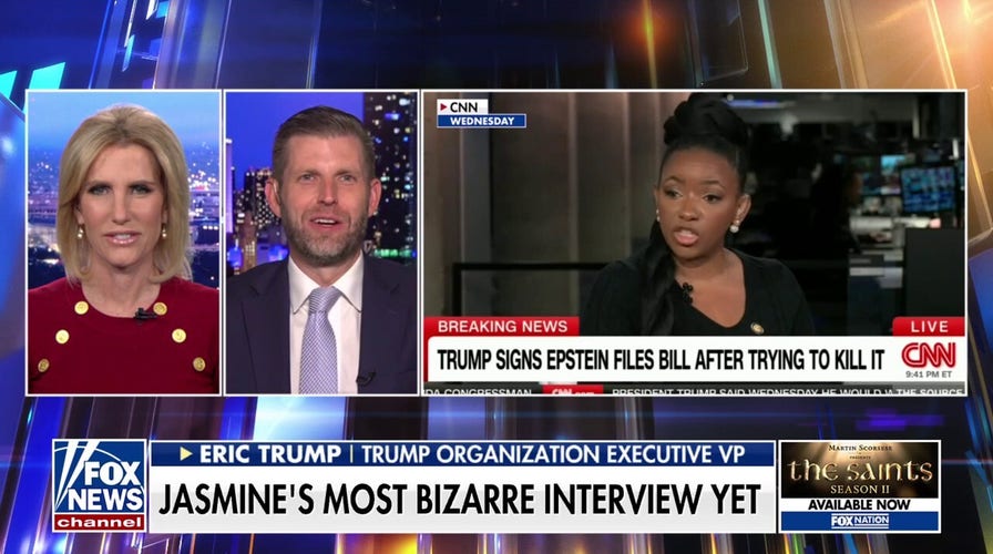 Eric Trump calls Jasmine Crockett’s CNN interrogation  ‘foolish and silly’