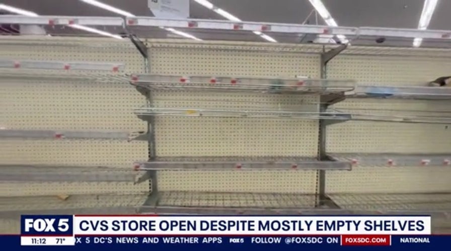 CVS in Columbia Heights open despite mostly empty shelves: FOX 5