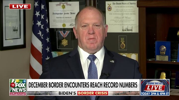 Tom Homan sends message to lawmakers over border crisis: Stay in DC and do your job