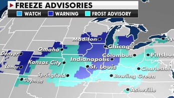 Rain across the East, possible first snow of the season in the West