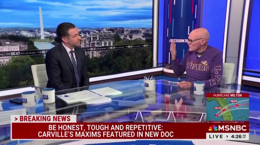 James Carville says he's 'scared to death' about Election Day, urges Harris to get more 'aggressive'