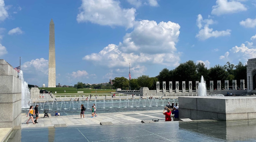 The National World War II Memorial holds a Veterans Day commemoration