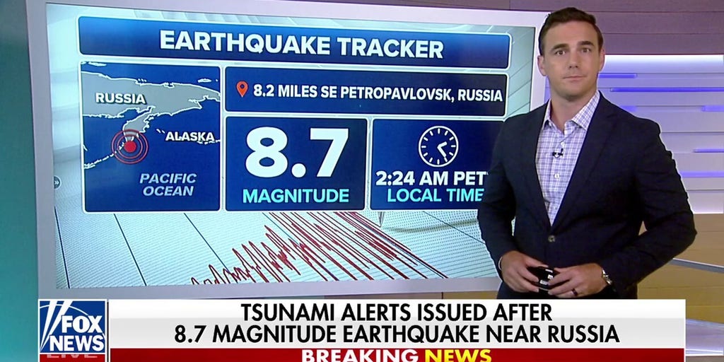 Video showing tsunami