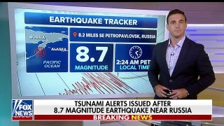 Tsunami alerts triggered for entire US West Coast after massive 8.7 quake