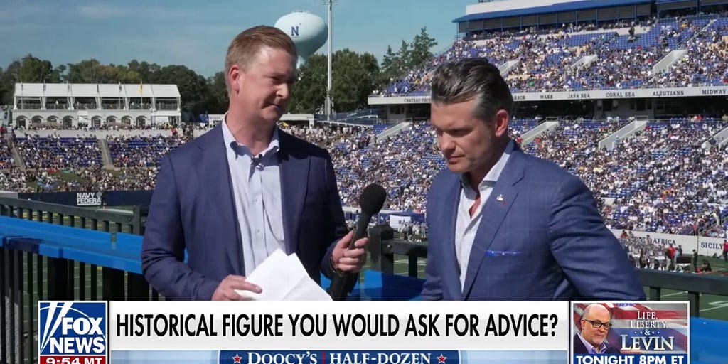 Hegseth talks favorite sports legends, best fast-food restaurants with Peter Doocy