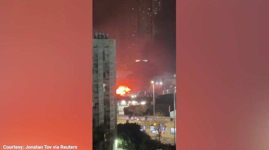 Fire burns after bus explosions near Tel Aviv