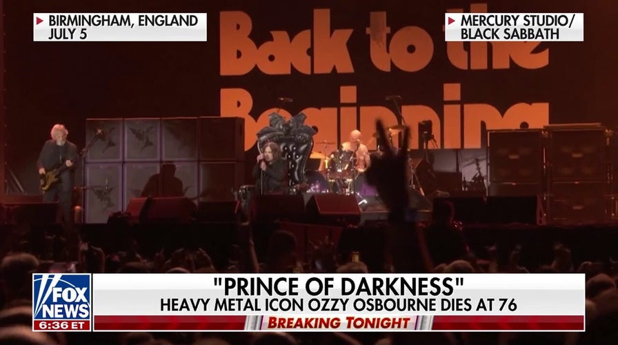 Ozzy Osbourne leaves with a ‘final bow’ in Birmingham, England