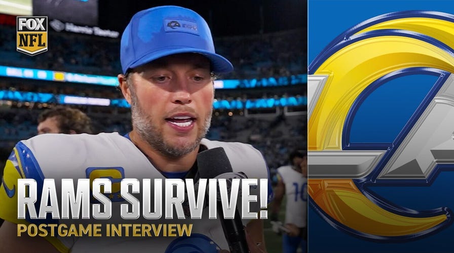 'Total team effort' 🤝 Matthew Stafford credits Rams' teammates for late comeback win over Panthers