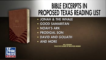 Backlash after Bible excerpts included in proposed Texas school reading list