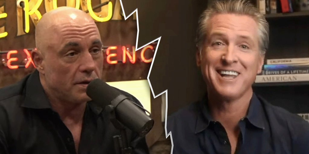 ¿Newsom quiere ser el Joe Rogan liberal?
