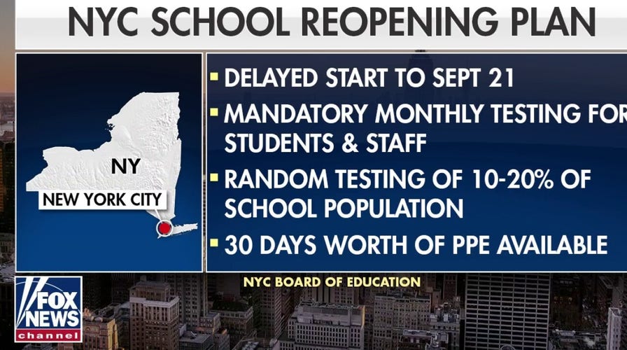 New York City delays reopening public schools