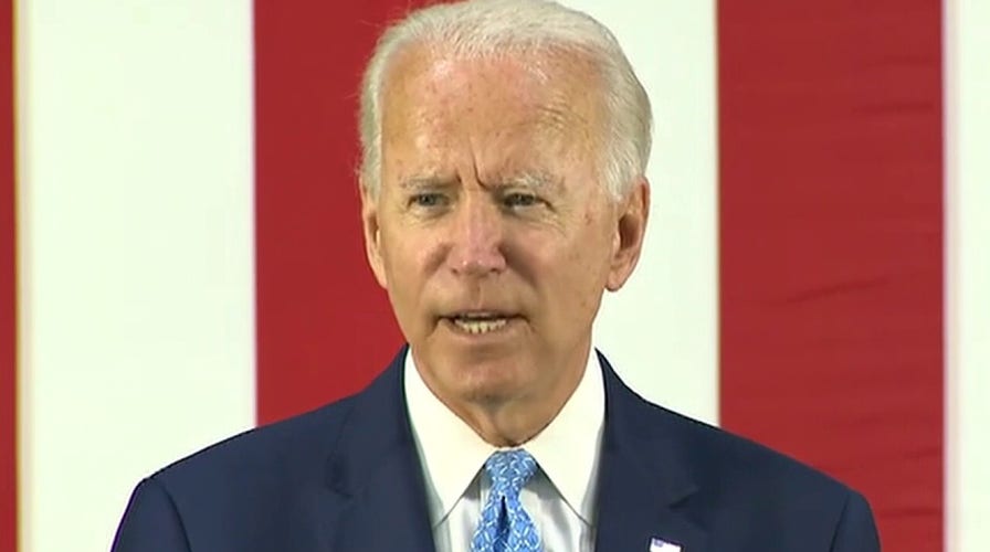 Biden has harsh words for Trump's handling of COVID-19 at first press conference in months