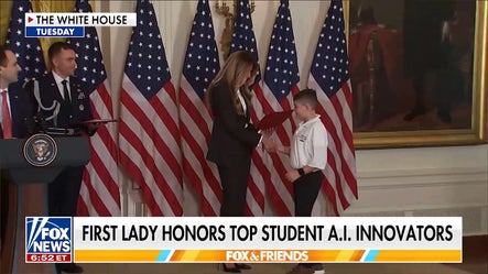 Melania Trump honors next-generation AI innovators at White House challenge