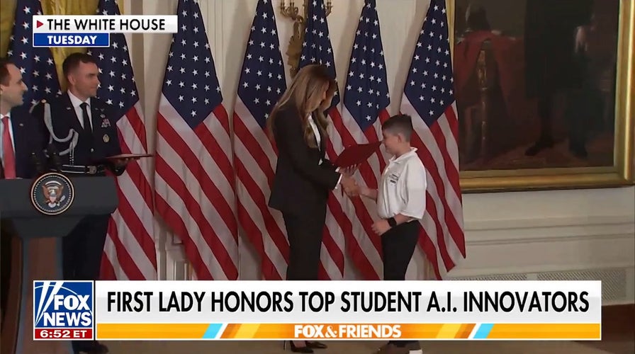 Melania Trump honors next-generation AI innovators at White House challenge