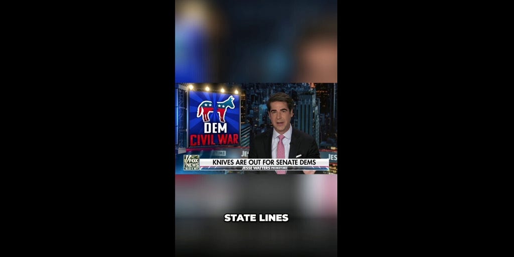 Jesse Watters on the Democrats' 'civil war'