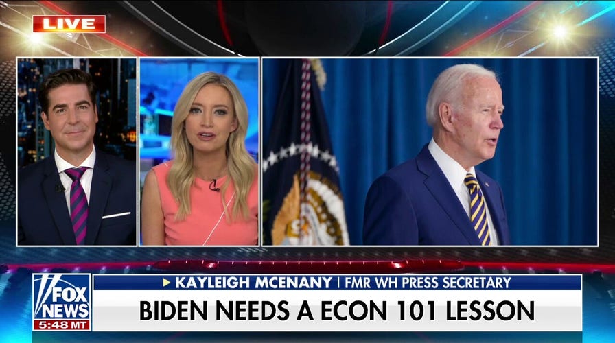 Kayleigh McEnany says Biden is lighting the country ‘on fire’