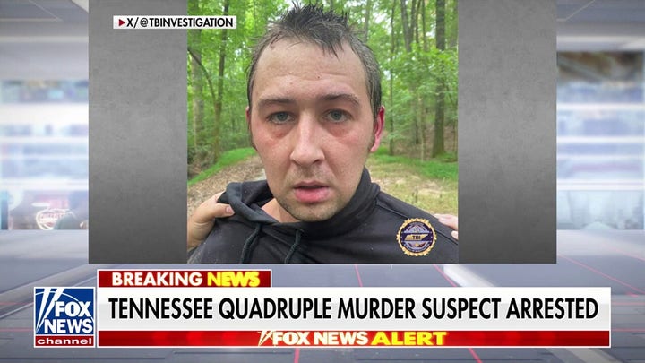 Tennessee quadruple murder suspect captured, arrested