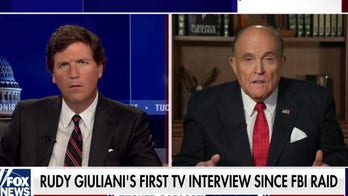 Rudy Giuliani joins 'Tucker' after FBI raid, claims agents showed no interest in Hunter Biden hard drives