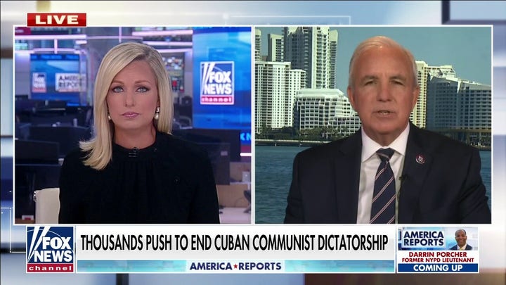 Cubans protesting communism with American flag because it's symbol of freedom: Rep. Gimenez