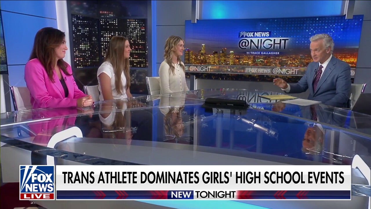 ’Save Girls Sports’ rally held outside CA high school track meet