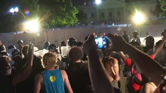 Fox News crew harassed, chased by angry mob while reporting on protests outside White House