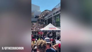 Videos show moments before and after Charlie Kirk shooting