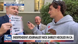 Nick Shirley interrupted by vulgar heckler in California