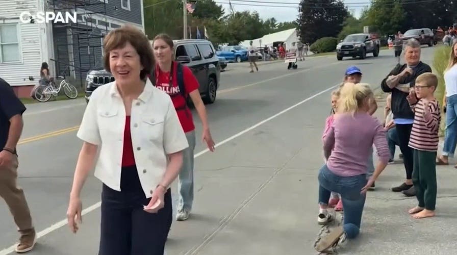 GOP Sen. Susan Collins keeps up a brisk pace as she runs for re-election in Maine
