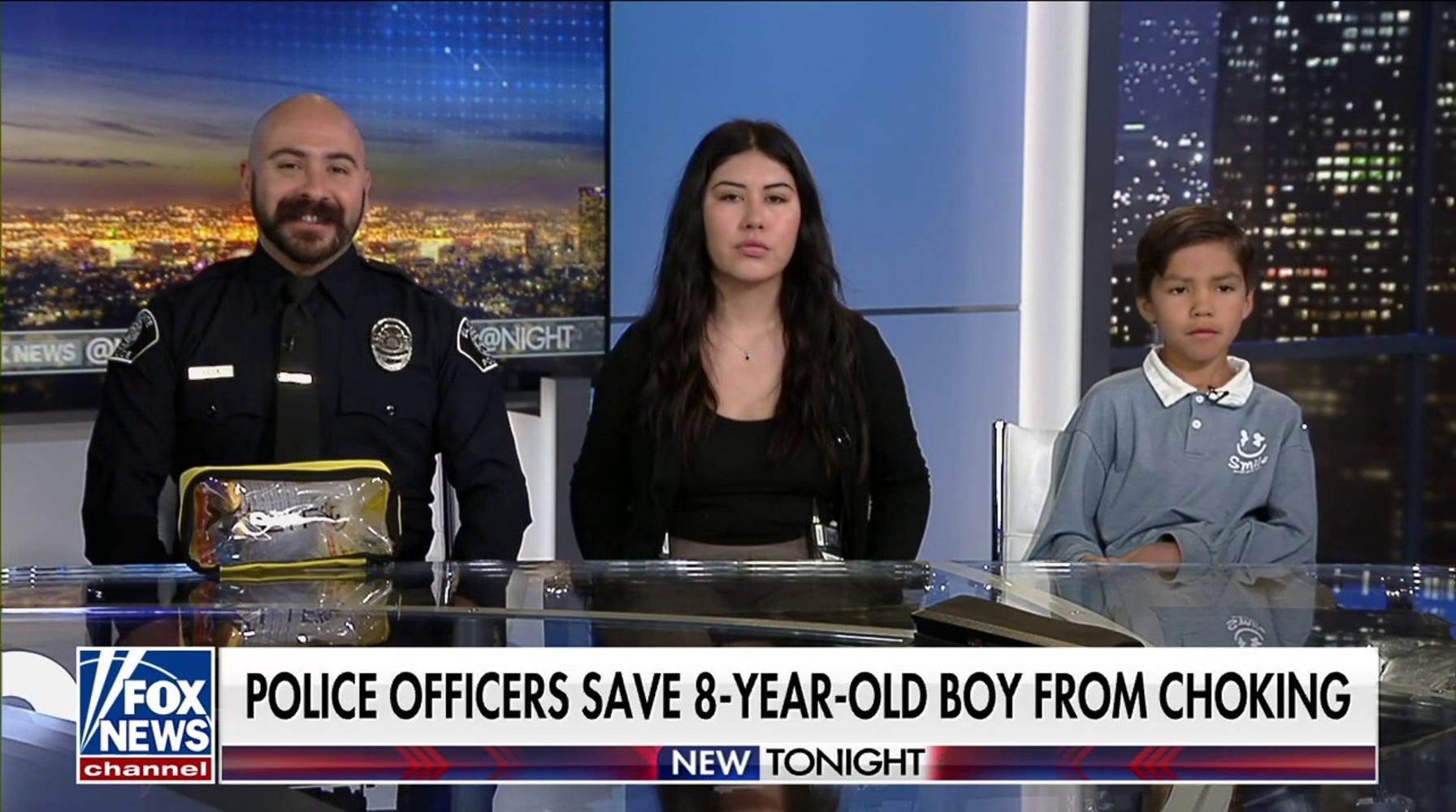 Hero Cop Saves Choking Boy With Life-Saving Device