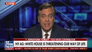 Jonathan Turley: New York AG Letitia James has always used her office to 'target opponents' - Fox News