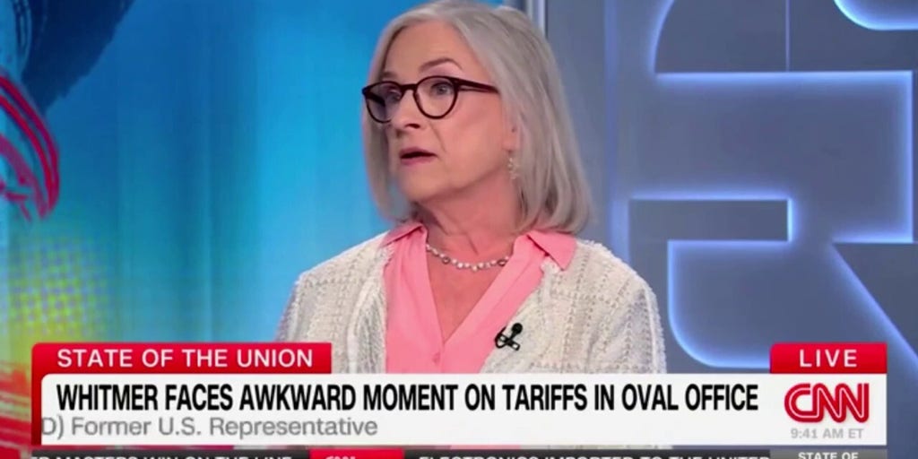 Former Democratic rep hits Whitmer for 'cringey' move to hide her face in oval office
