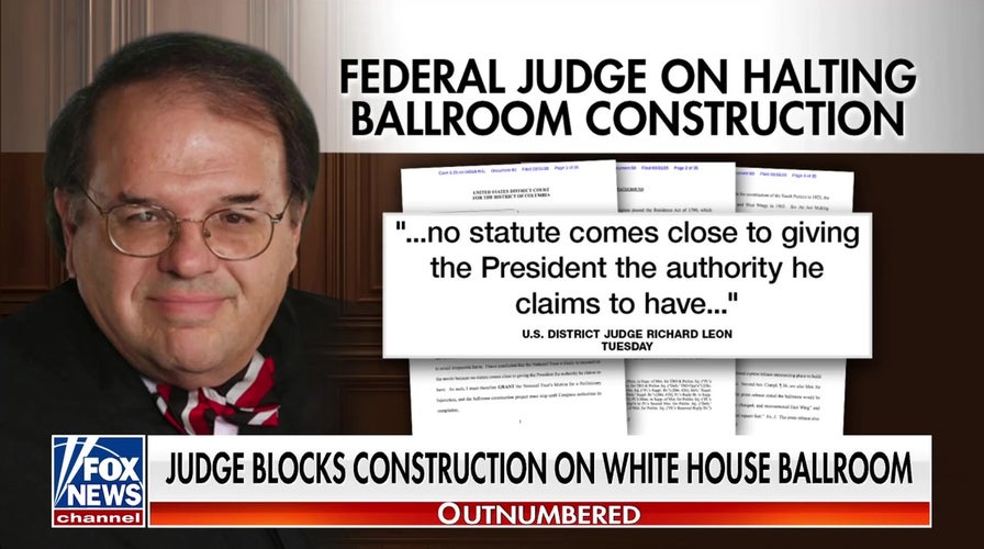 Trump responds after judge blocks White House ballroom project