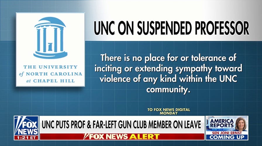UNC places professor linked to far-left gun group on leave